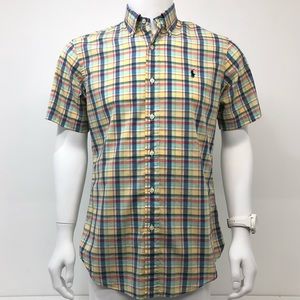 🔴Polo Ralph Lauren Men’s Plaid Short Sleeve Shirt